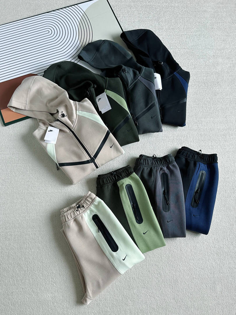 NIKE Men's Jacket 2026 Spring New Loose Hooded Sports Set