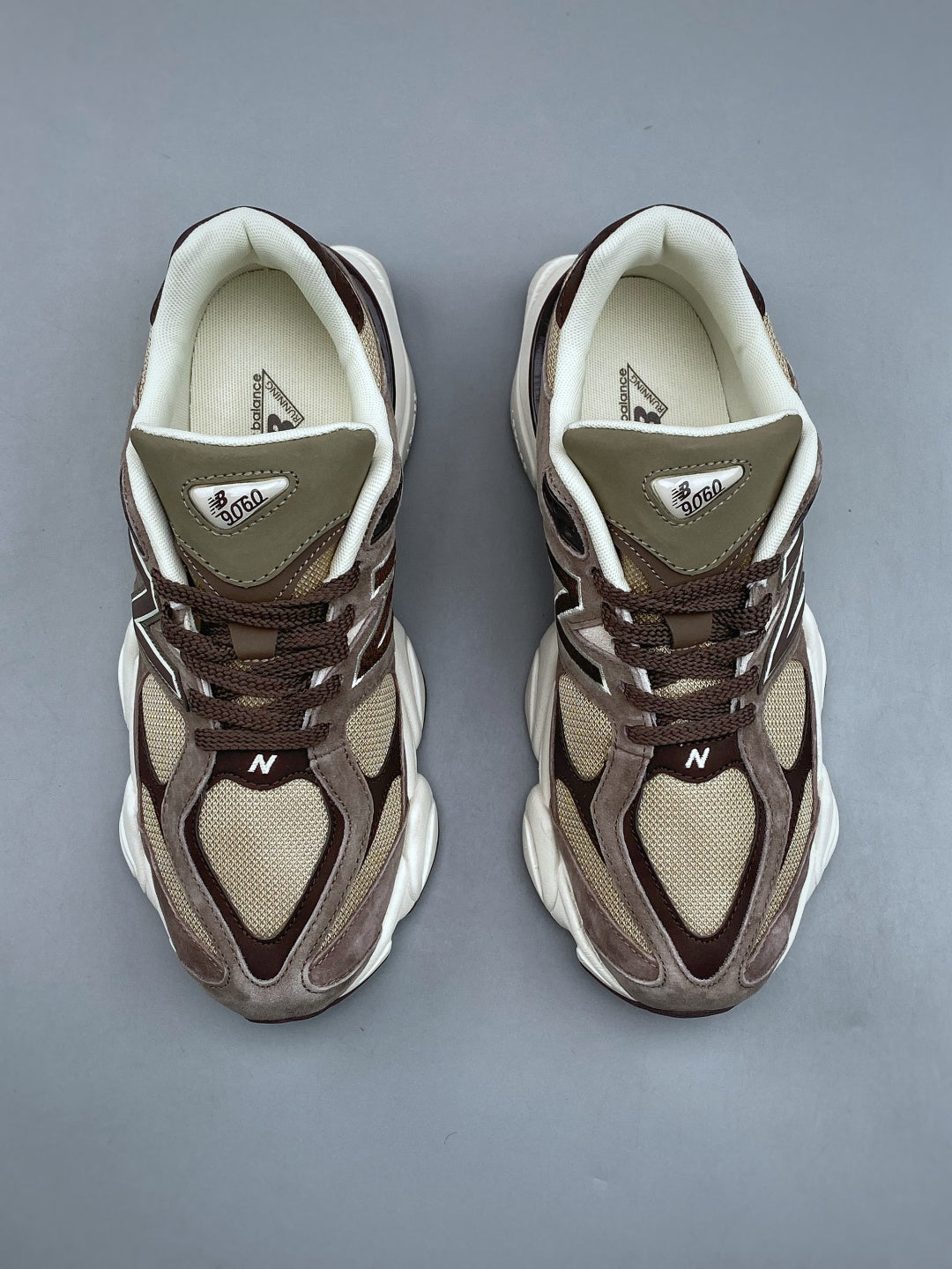 Pure original version of New Balance 9060 series retro versatile dad style casual sports running shoes