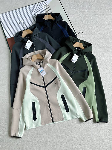 NIKE Men's Jacket 2026 Spring New Loose Hooded Sports Set